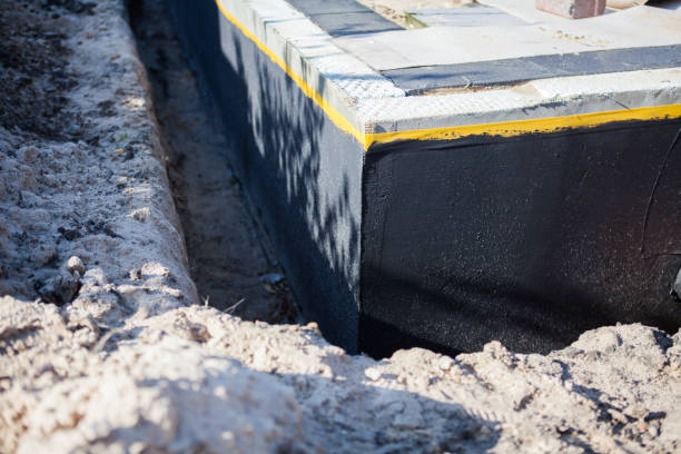Residential Wet Basement Repair installation at a Drexel Hill, PA home by SJ Waterproofing Pros